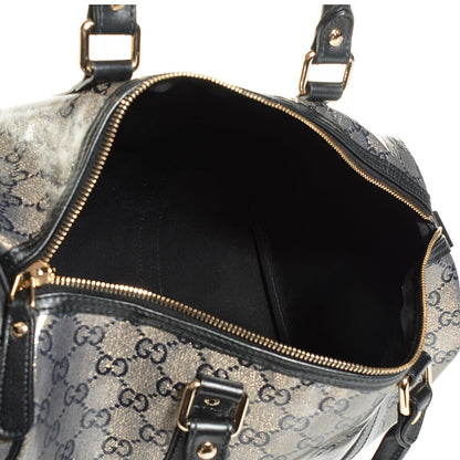 Gucci Crystal Monogram Medium Joy Boston Black 12 of 14