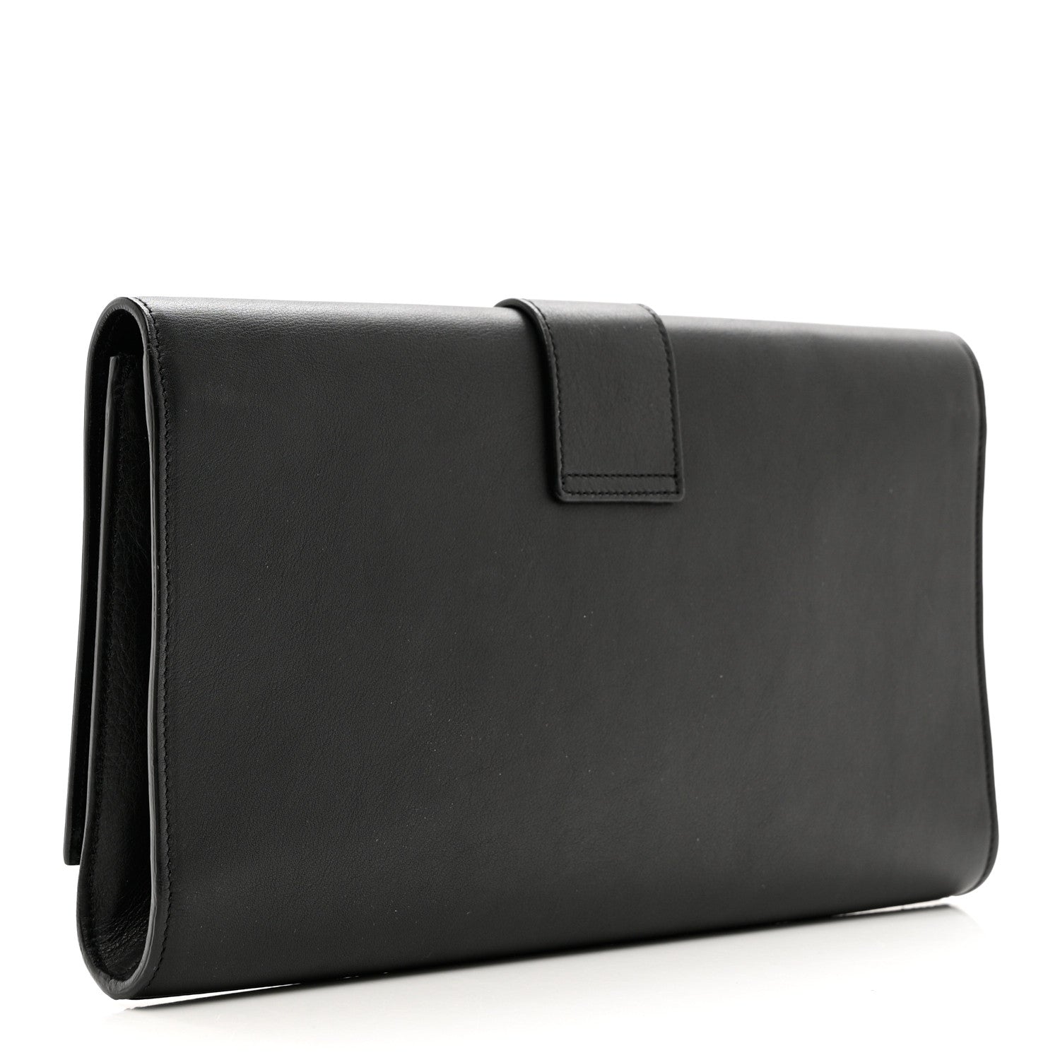 Saint Laurent Calfskin Classic Y Ligne Clutch Black 3 of 7