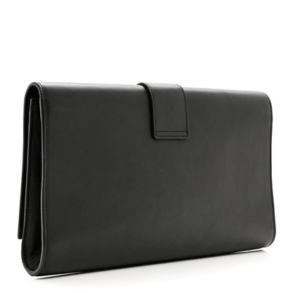 Saint Laurent Calfskin Classic Y Ligne Clutch Black 3 of 7