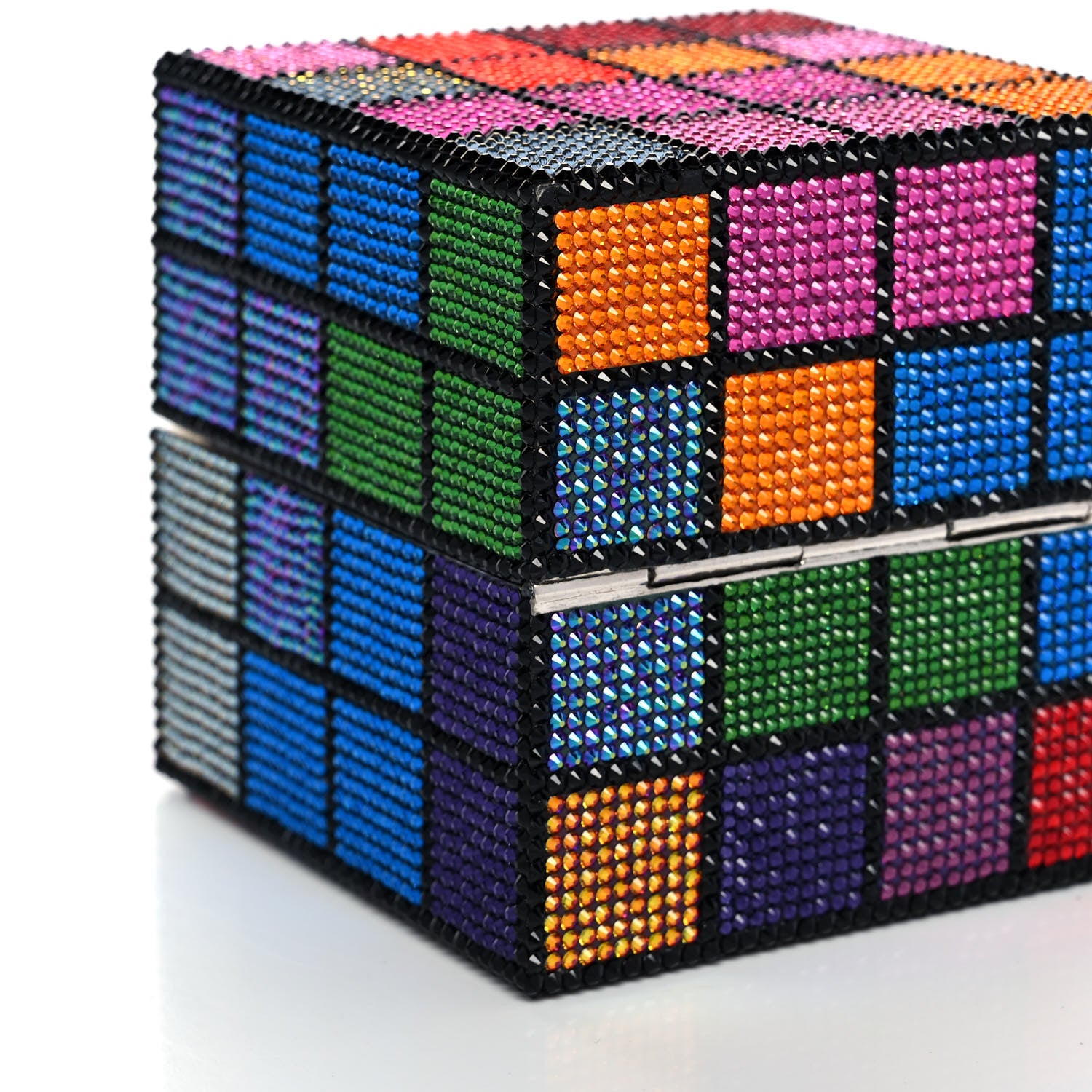 Judith Leiber Crystal Rubix Cube Clutch Multicolor 9 of 14