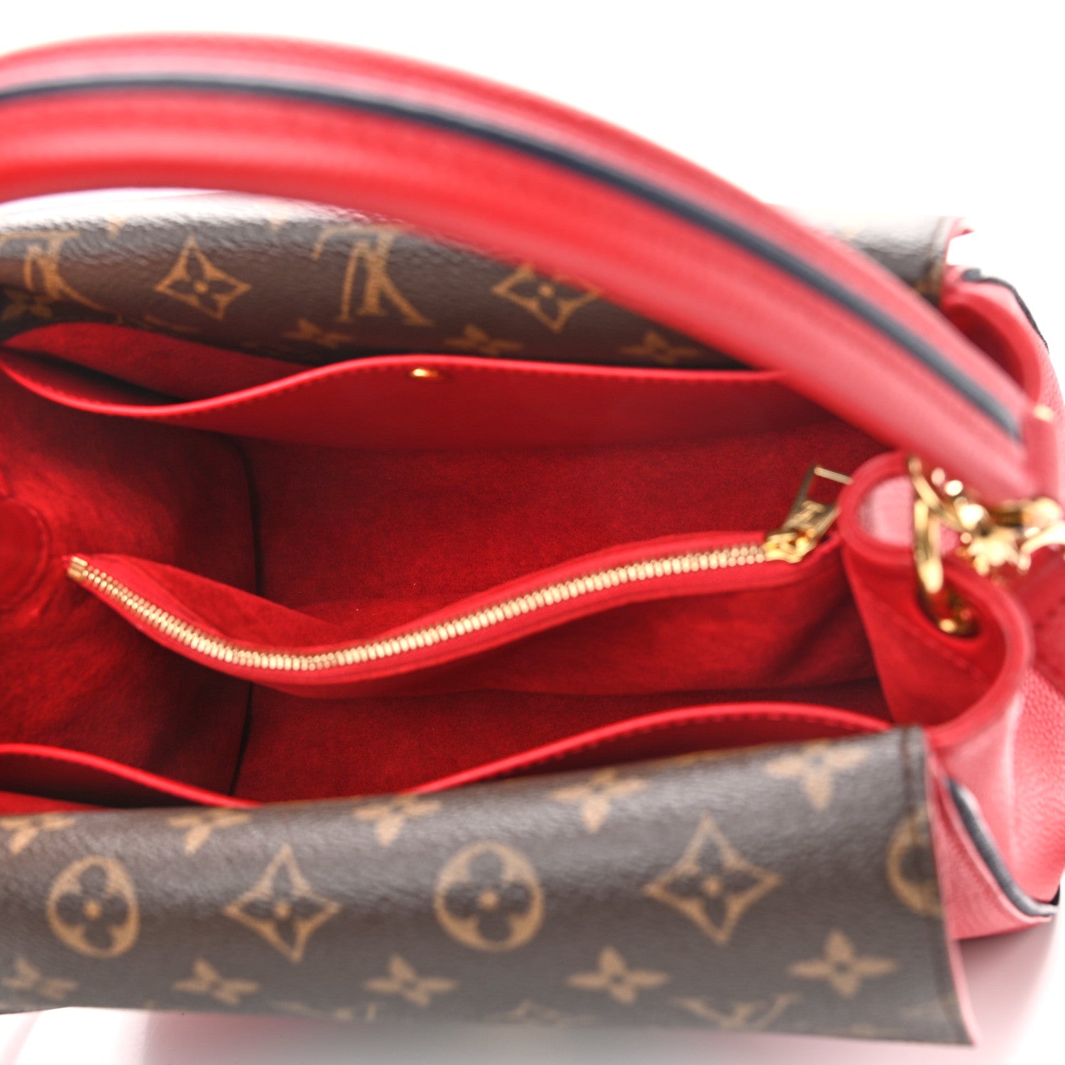 Louis Vuitton Grained Calfskin Monogram Double V Rubis 5 of 10