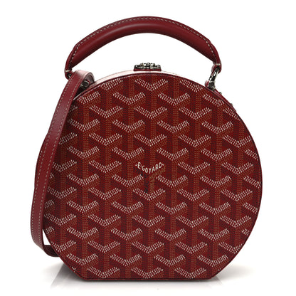 Goyard Goyardine Alto Hatbox Red 1 of 9