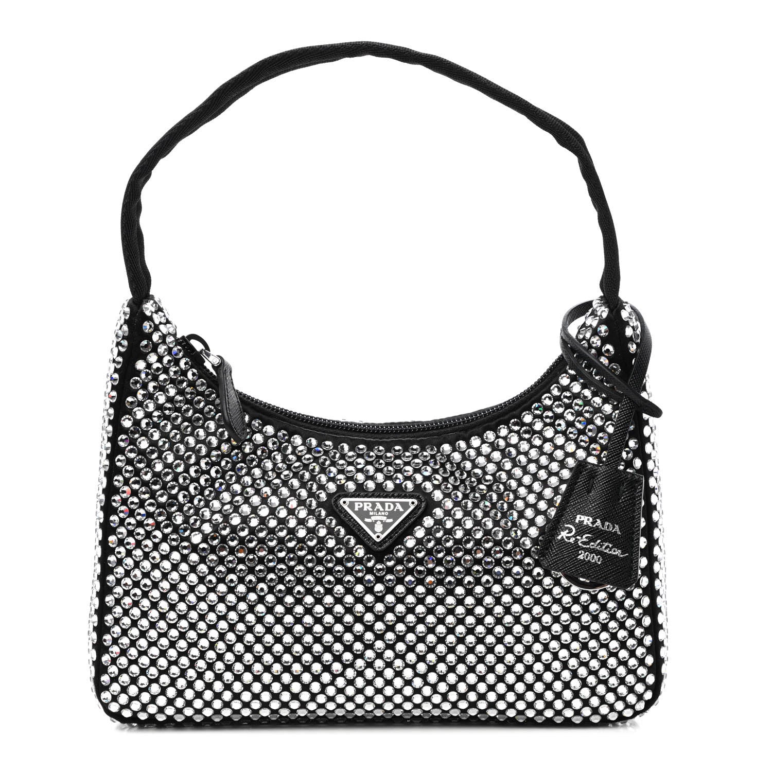 Prada Satin Crystal Mini Re-Edition 2000 Bag Cristal 1 of 9