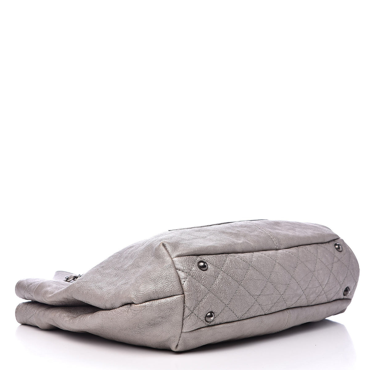 Calfskin Large Trianon Tote Grey