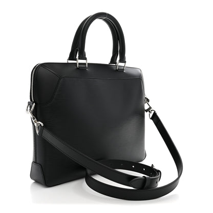Louis Vuitton Epi Oliver Briefcase Black 3 of 9