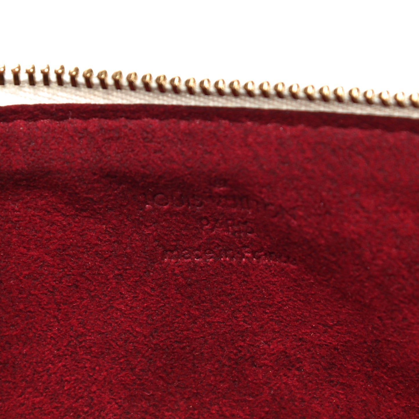 Monogram Multicolor Pochette Plate GM White