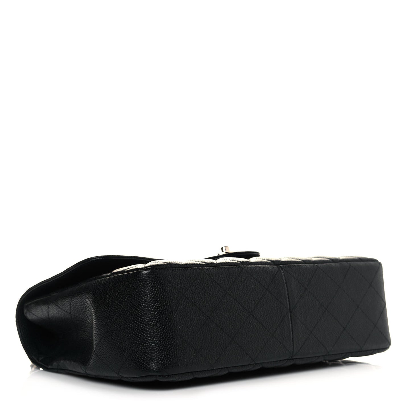 Caviar Quilted Jumbo Single Flap Black