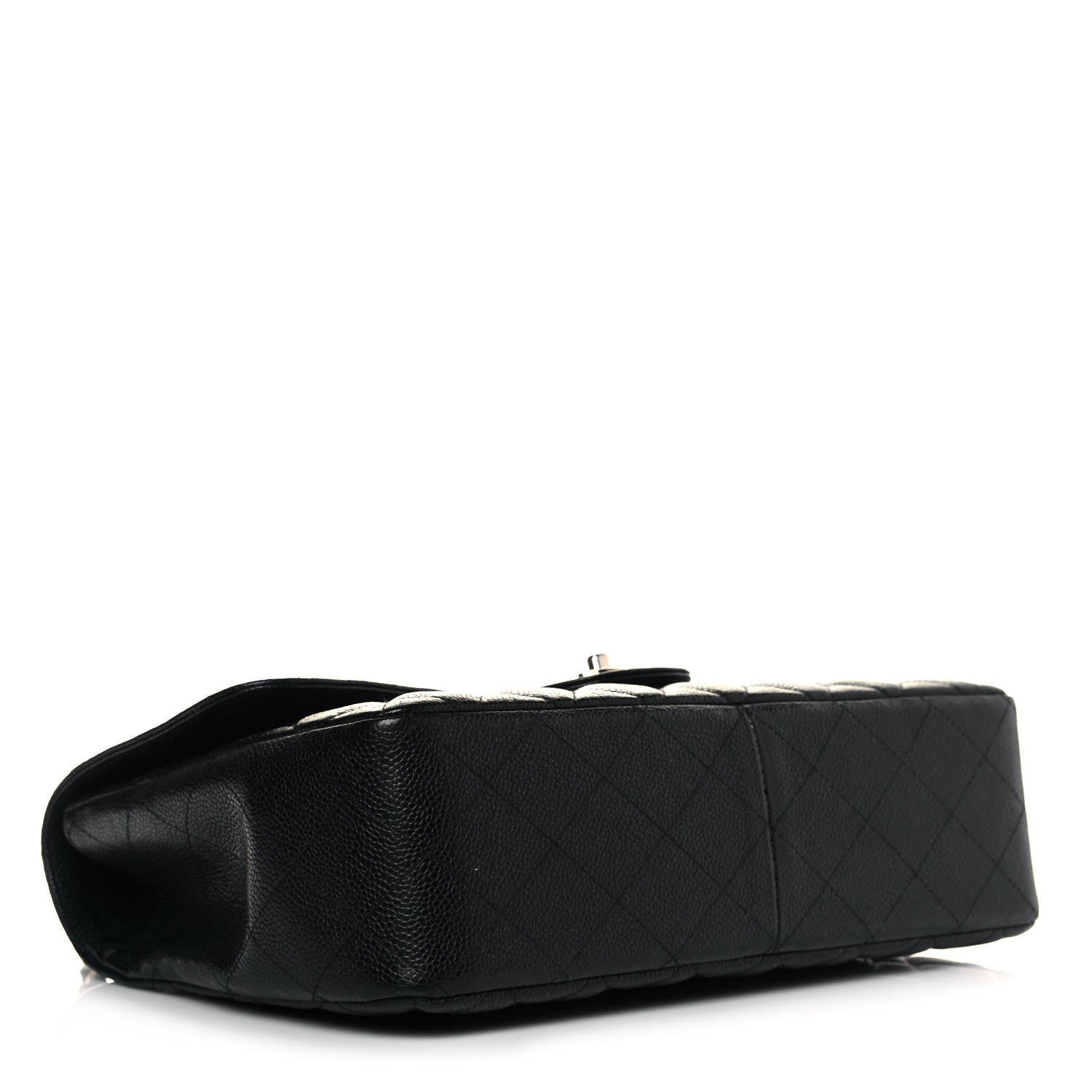 Chanel Caviar Quilted Jumbo Single Flap Black 4 of 10