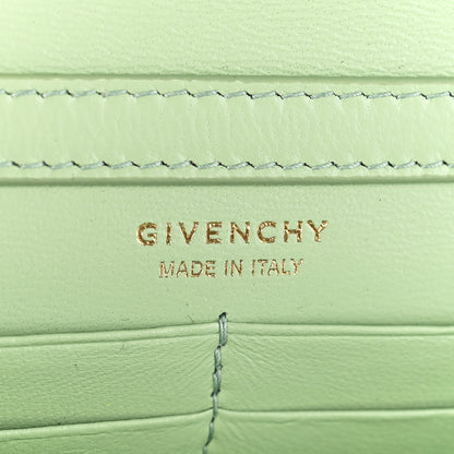 Givenchy Shiny Calfskin 4G Wallet on Chain Pistachio 6 of 11