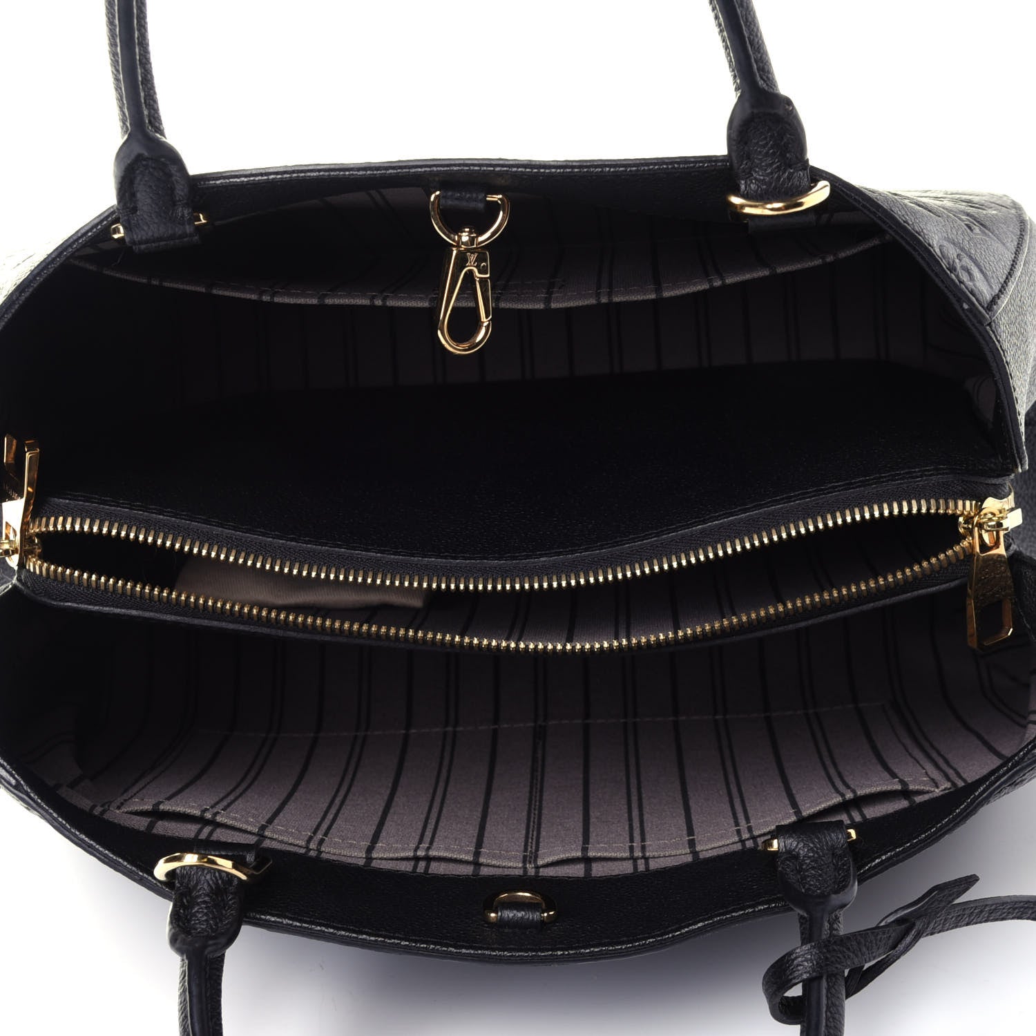 Louis Vuitton Empreinte Montaigne MM Black 3 of 4