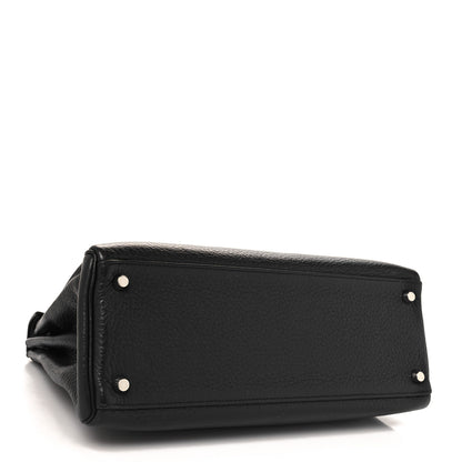 Hermes Taurillon Clemence Kelly Retourne 32 Black 4 of 17