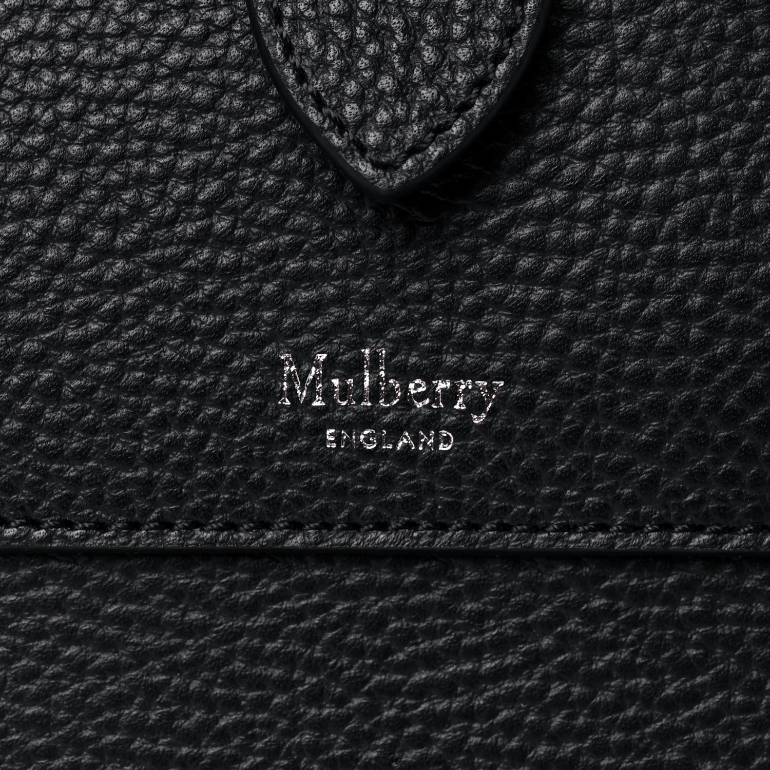 Mulberry Classic Grain Calfskin Chiltern Backpack Black 6 of 12