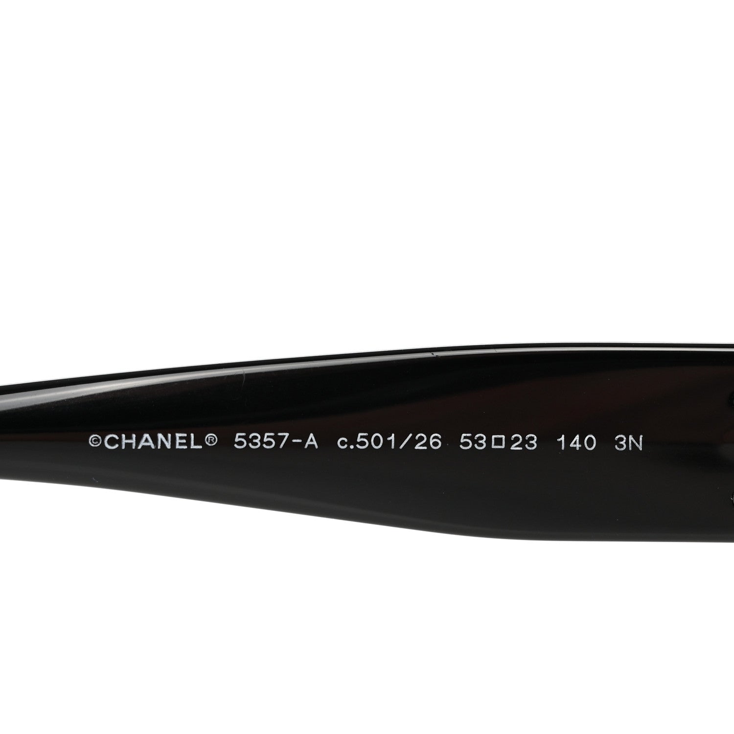 Chanel Acetate Square Sunglasses 5357-A Black 5 of 8