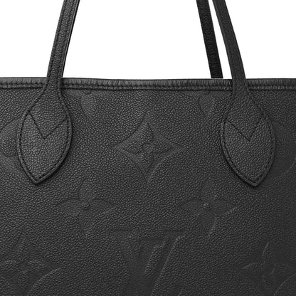 Louis Vuitton Empreinte Monogram Giant Neverfull MM Black 7 of 11