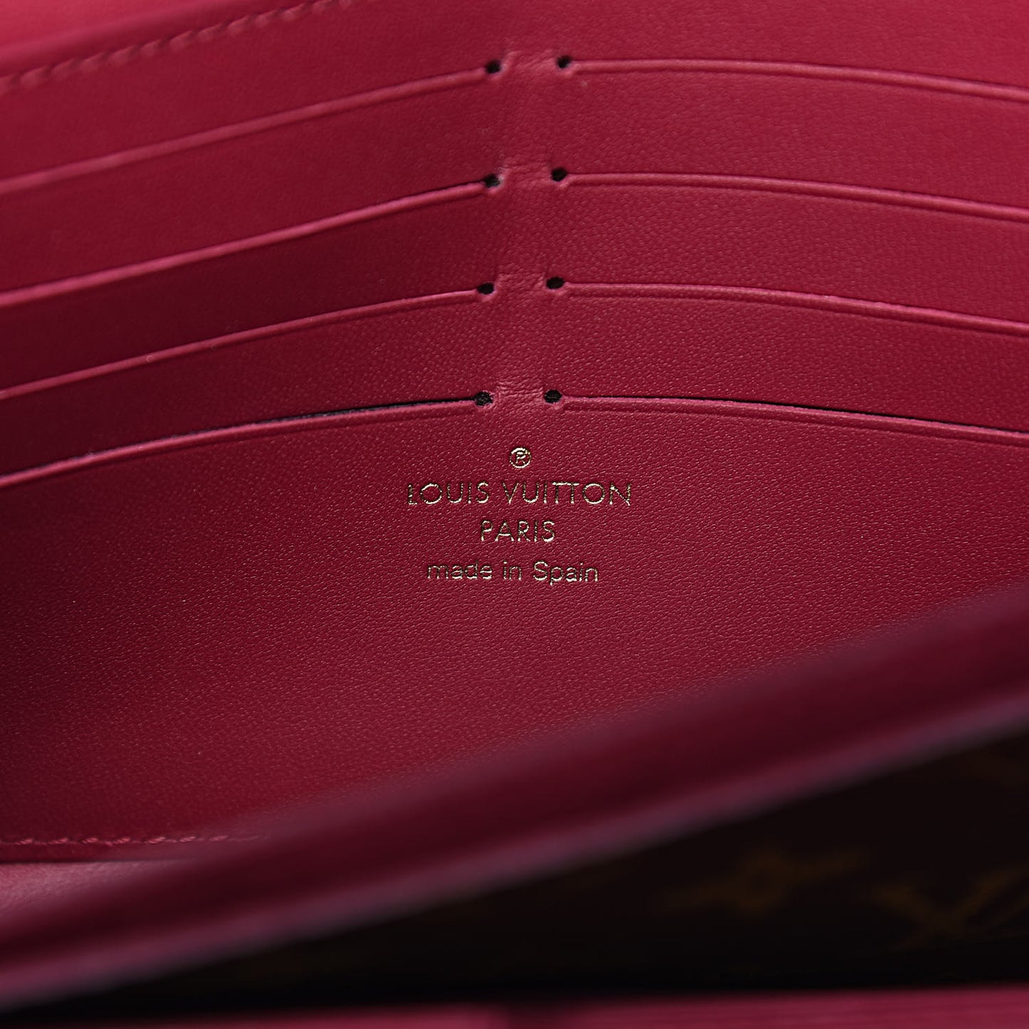 Monogram Flore Wallet Fuchsia