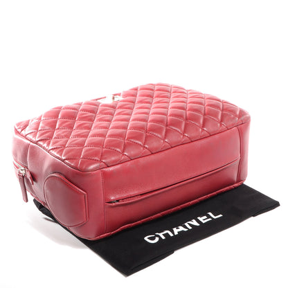 Chanel Aged Calfskin Quilted Large Reissue Camera Case Red 4 of 10