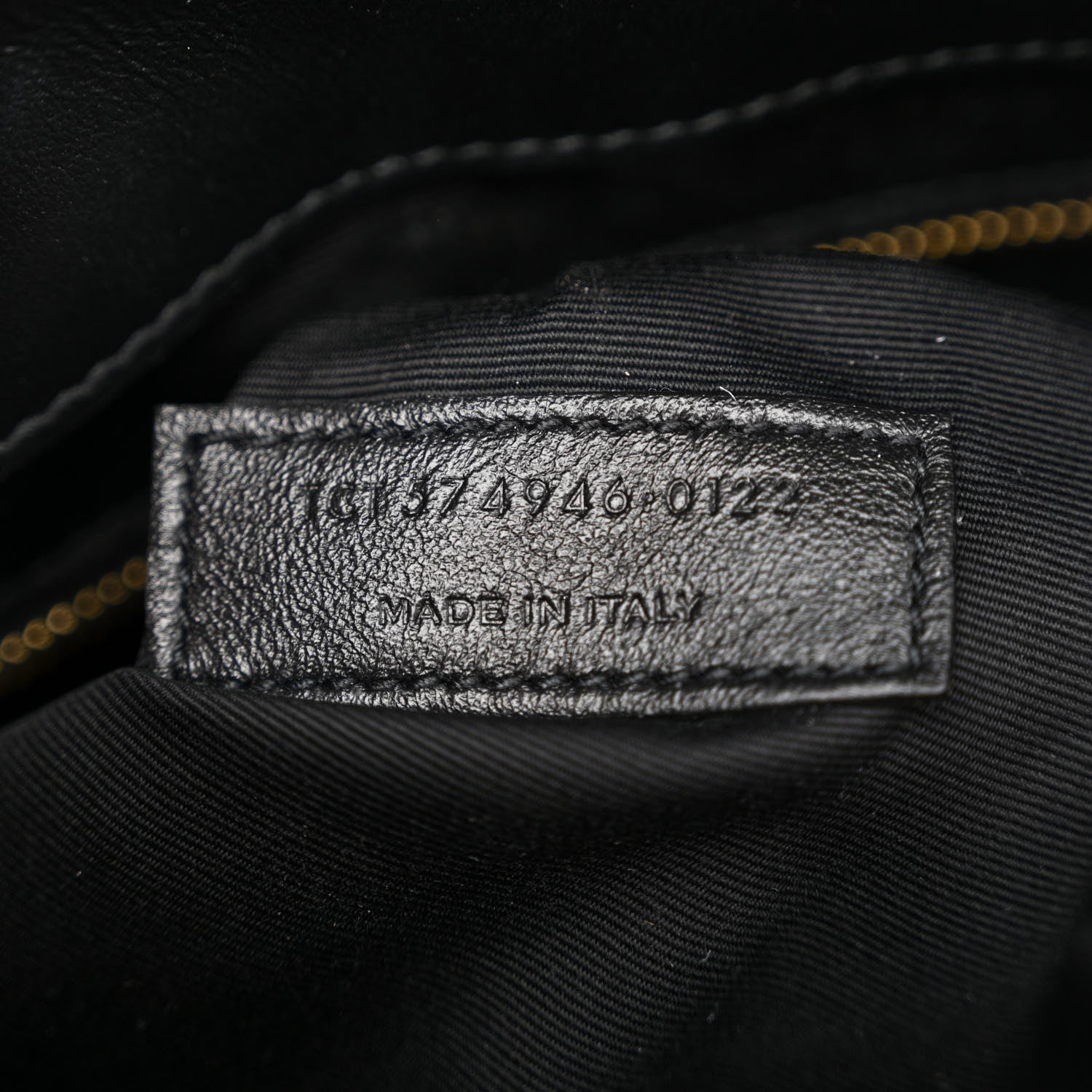 Saint Laurent Calfskin Y Quilted Monogram Medium Loulou Chain Satchel Black 7 of 11
