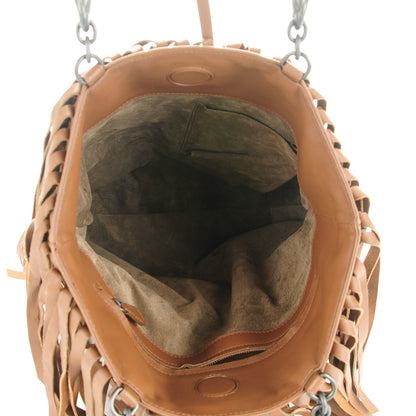 Bottega Veneta Nappa Fringe Tote Chene 5 of 7