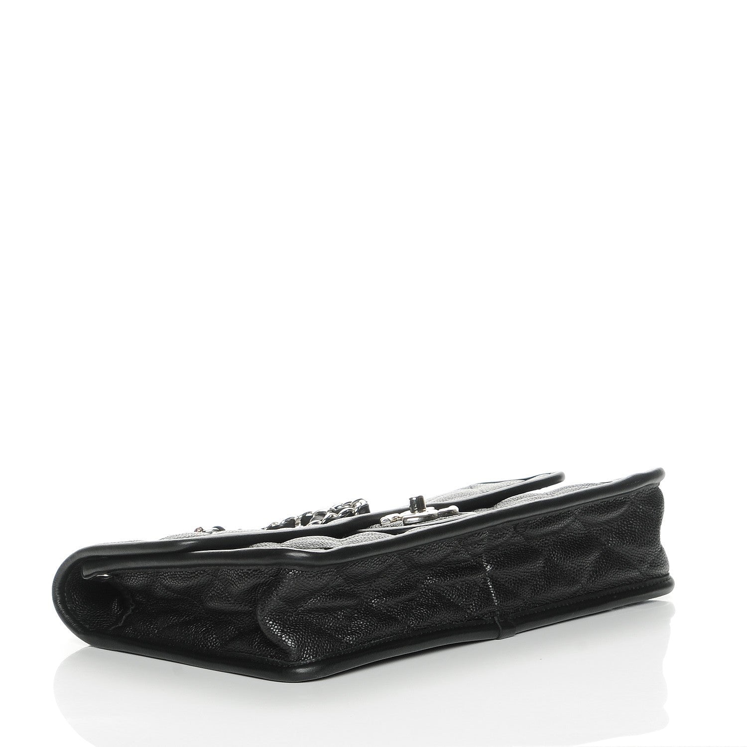Chanel Caviar Quilted Medium French Riviera Flap Black 4 of 7