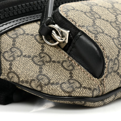 Gucci GG Supreme Monogram Belt Bag Black 10 of 11