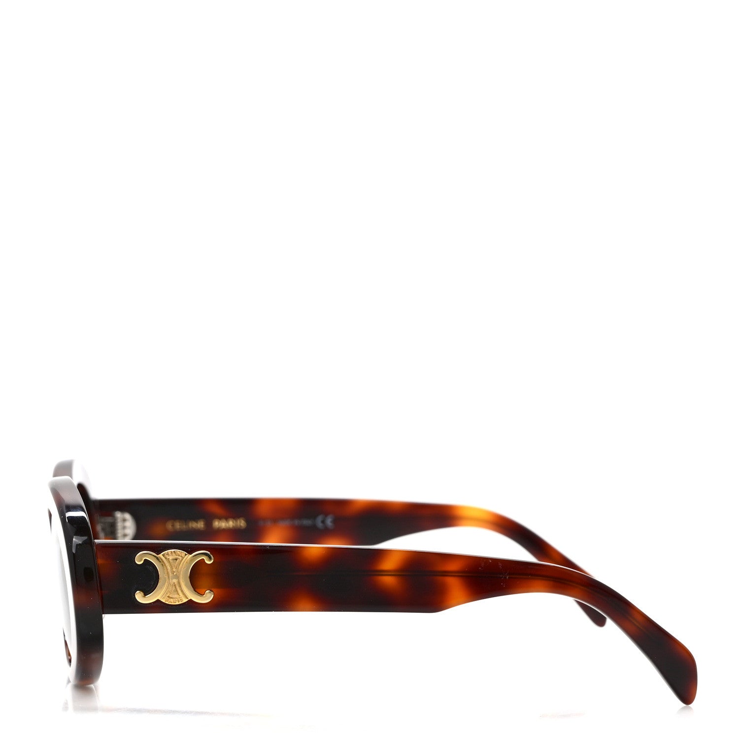 Celine Acetate Triomphe 01 Sunglasses CL 40194U Tortoise 3 of 8