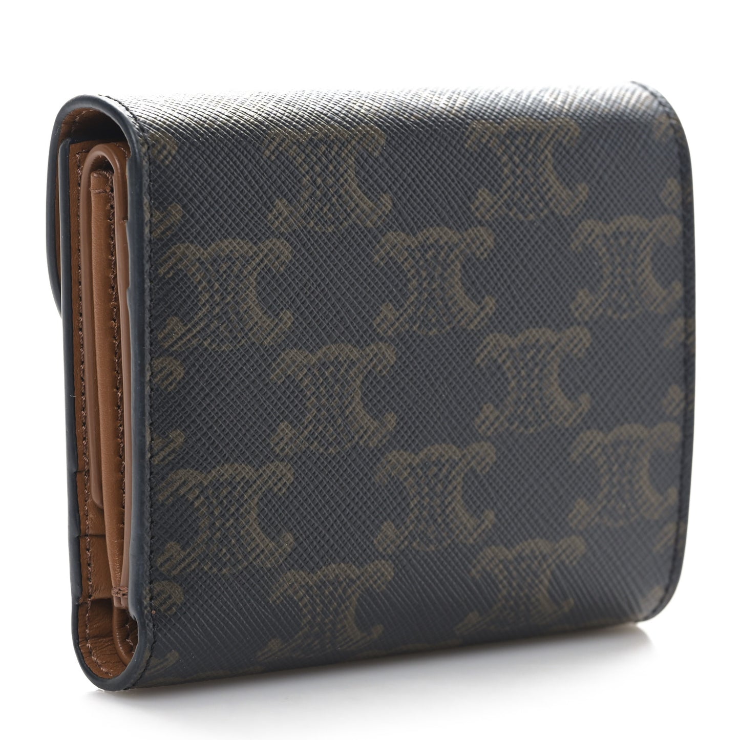 Triomphe Canvas Small Triomphe Wallet Tan
