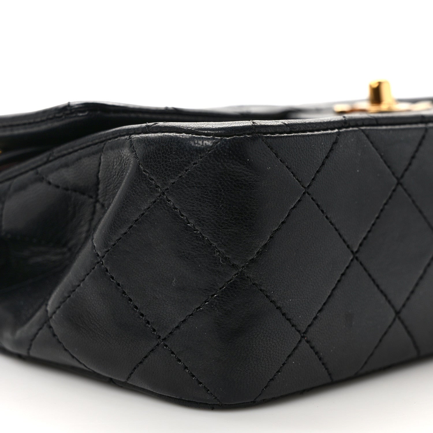 Chanel Lambskin Quilted Small Double Flap Black 10 of 18