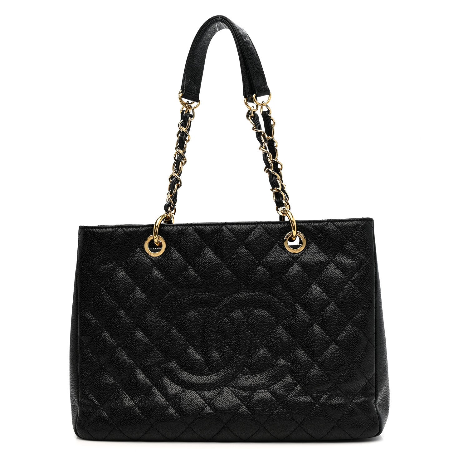 Chanel Caviar Quilted Grand Shopping Tote GST Black 1 of 11