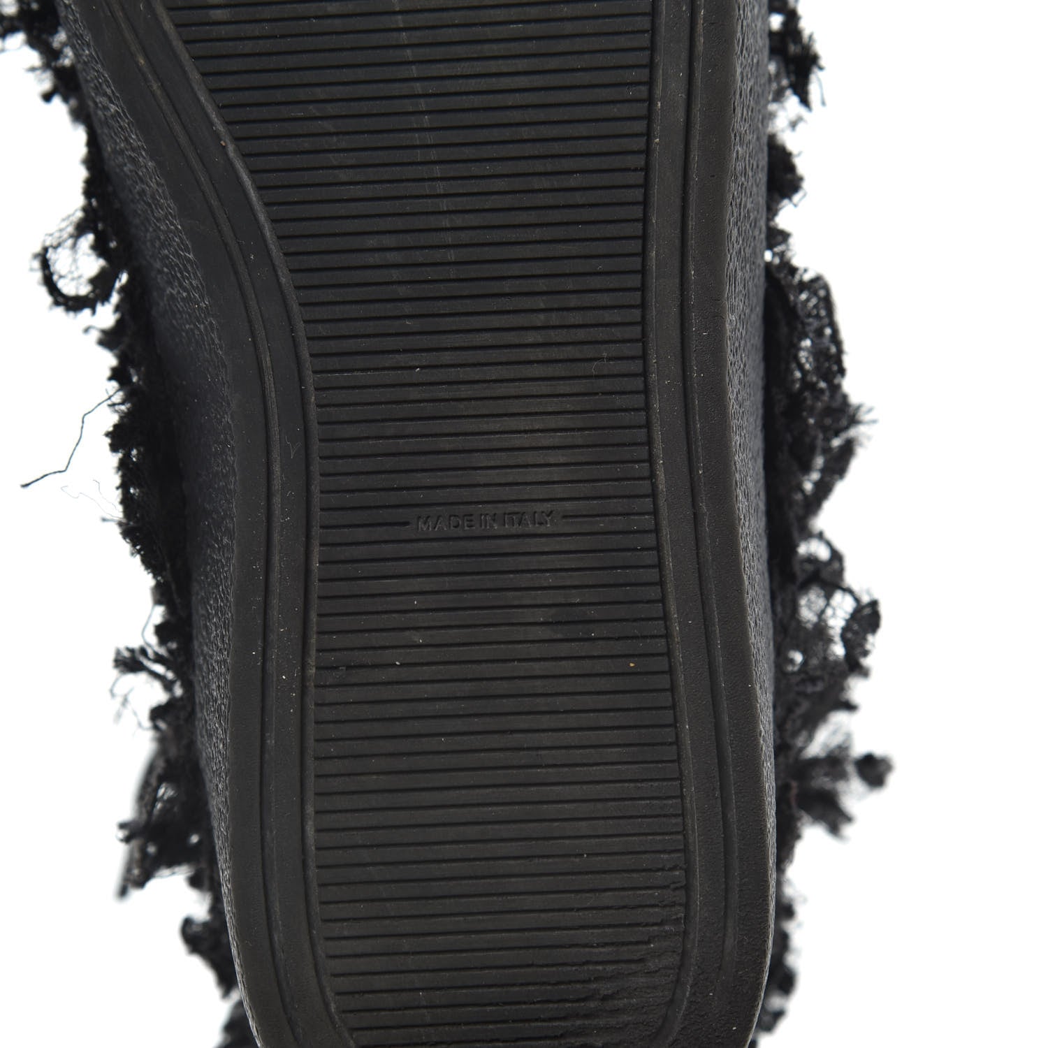 Chanel Mesh Lace Camellia High Top Floral Sneakers 34 Black 7 of 10