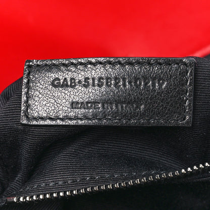 Saint Laurent Lambskin Patchwork Monogram Medium Jamie Red 8 of 12