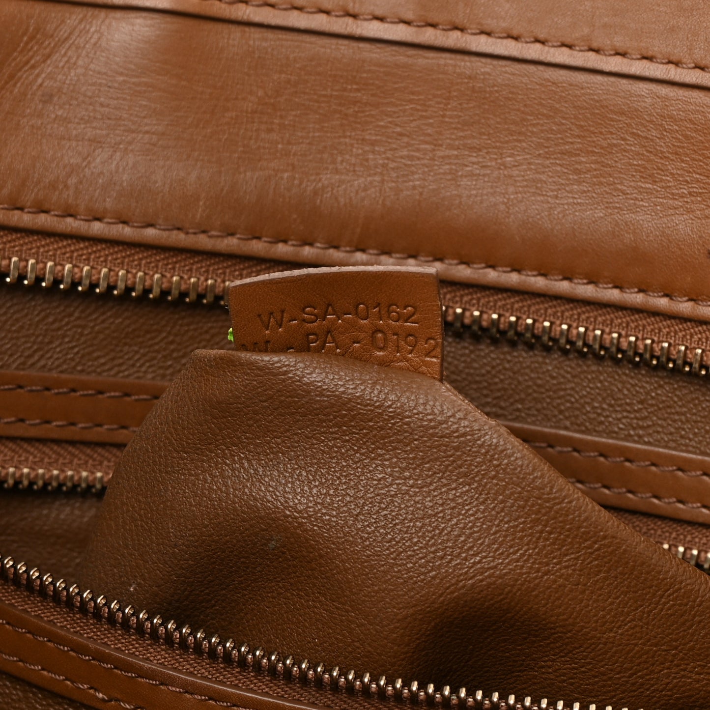 Smooth Calfskin Micro Tri-Color Luggage Brown