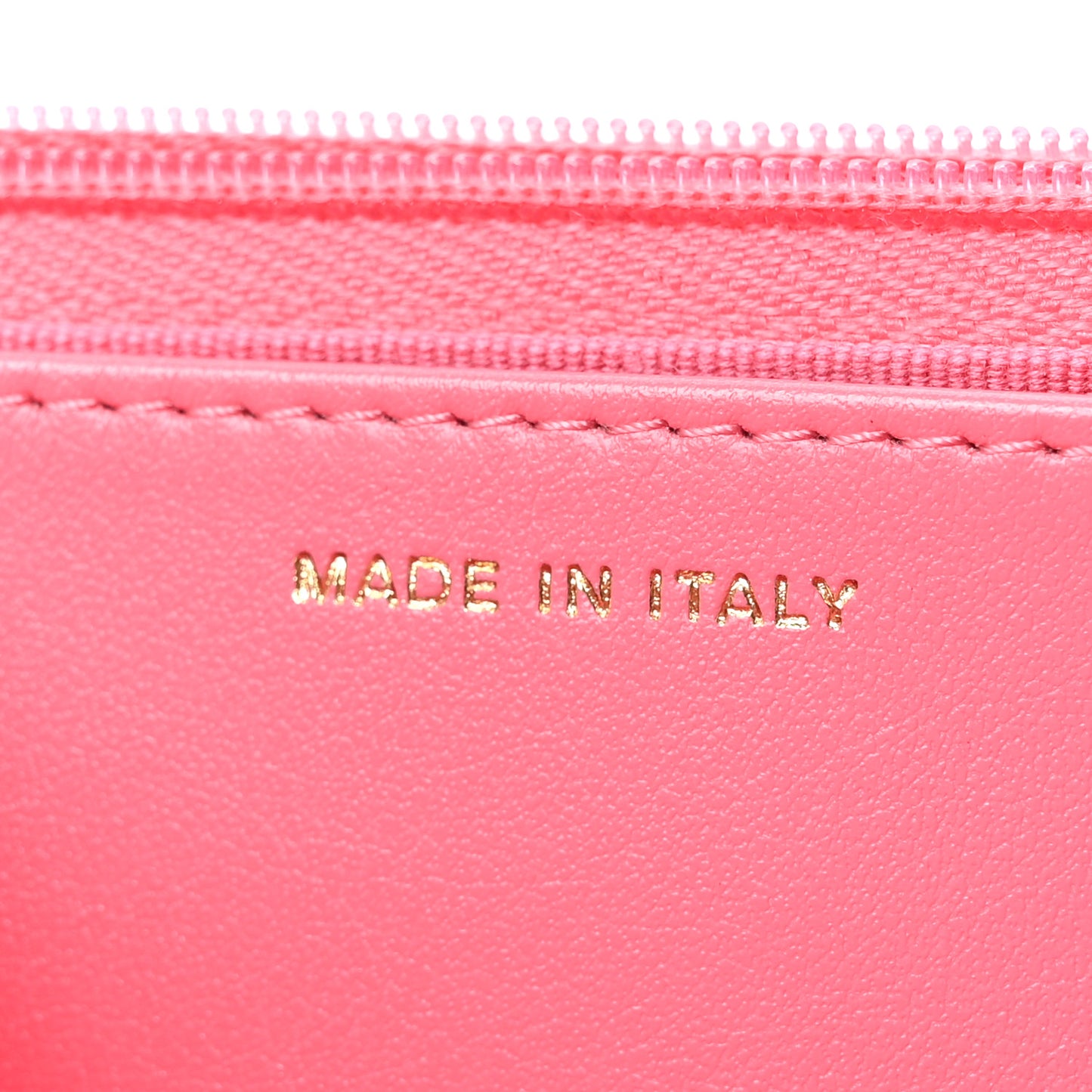 Lambskin Plexiglass Quilted Coco Love Wallet On Chain WOC Pink