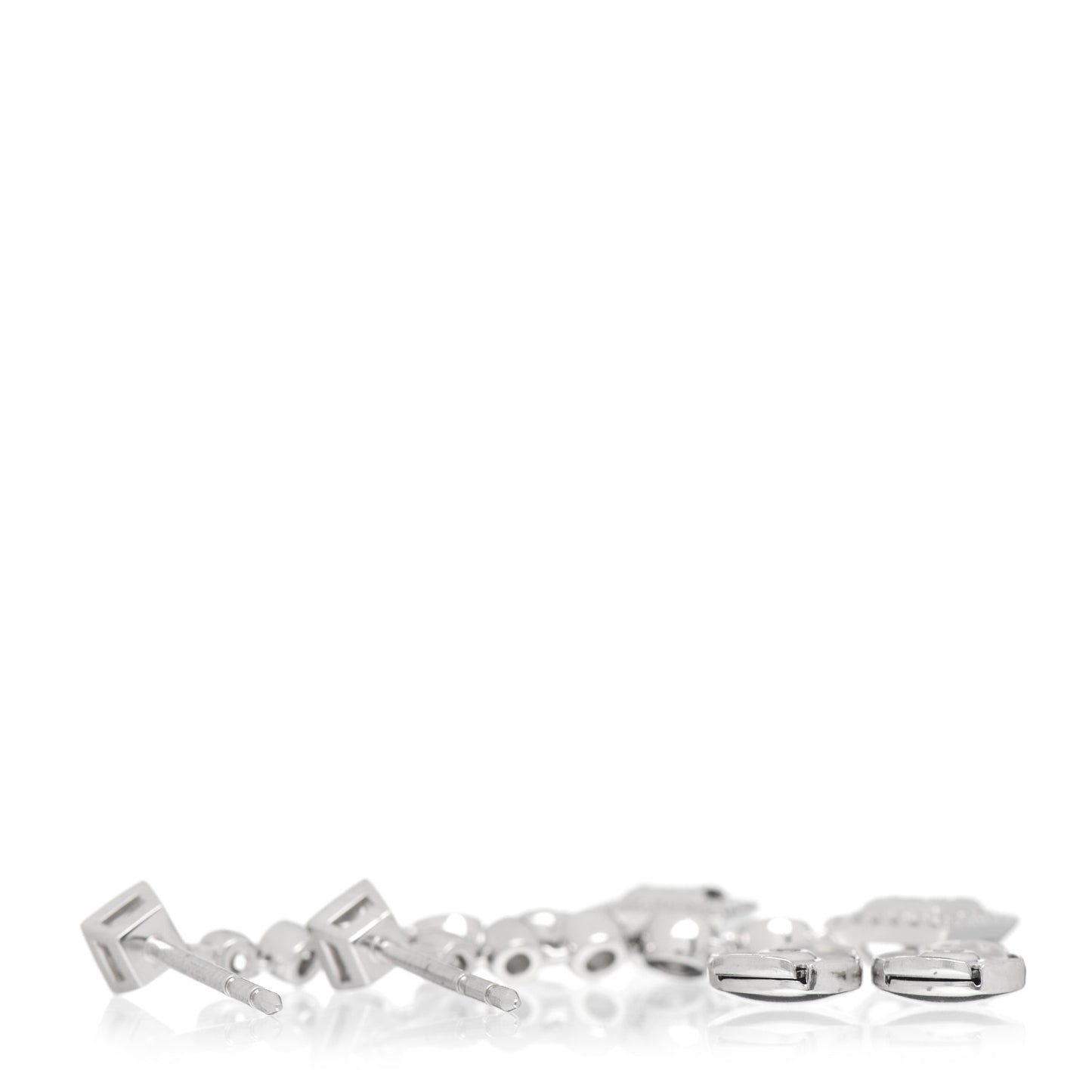 Platinum Diamond Grace Drop Earrings