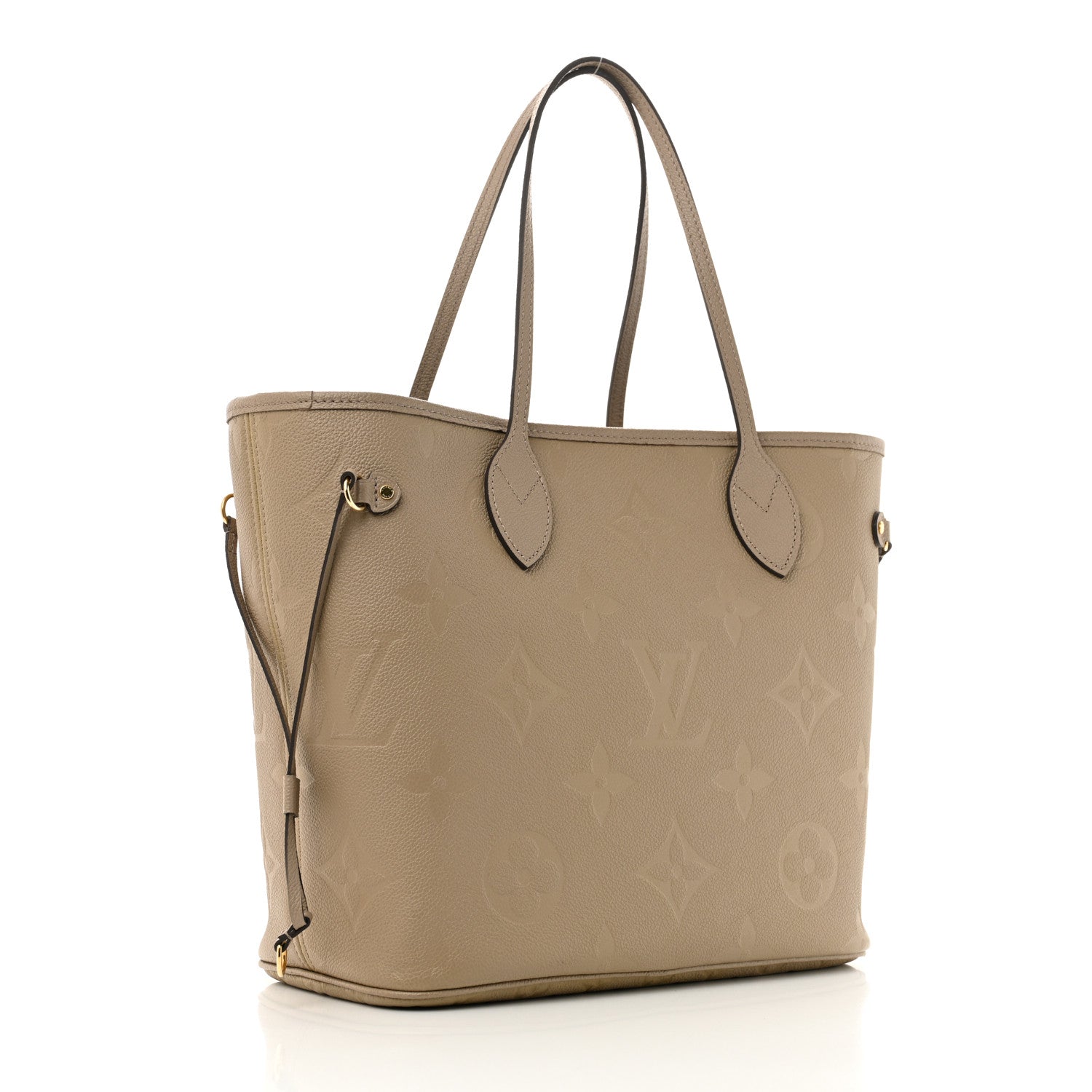 Louis Vuitton Empreinte Monogram Giant Neverfull MM Tourterelle 4 of 13