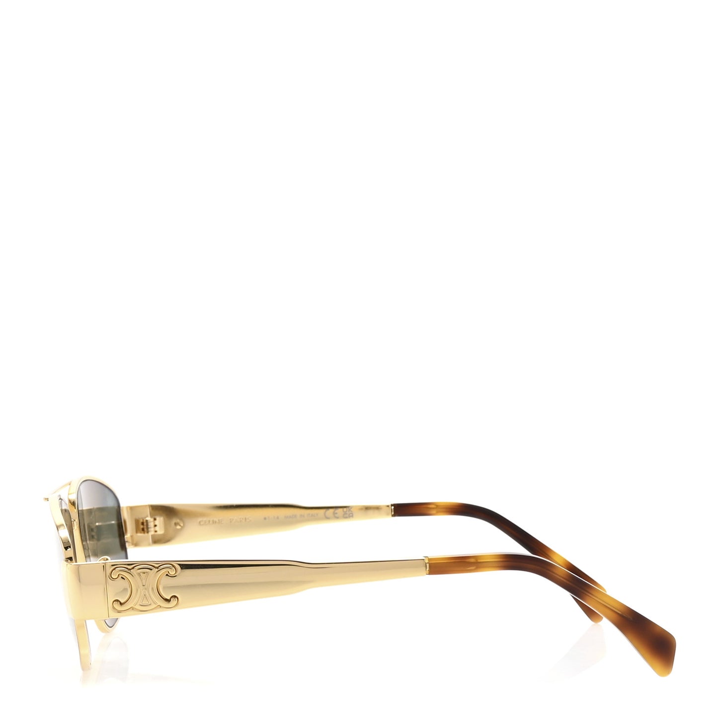 Metal Triomphe 03 Sunglasses CL40281U Gold Green
