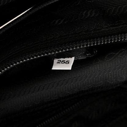 Prada Tessuto Nylon Saffiano Medium Backpack Black 9 of 12