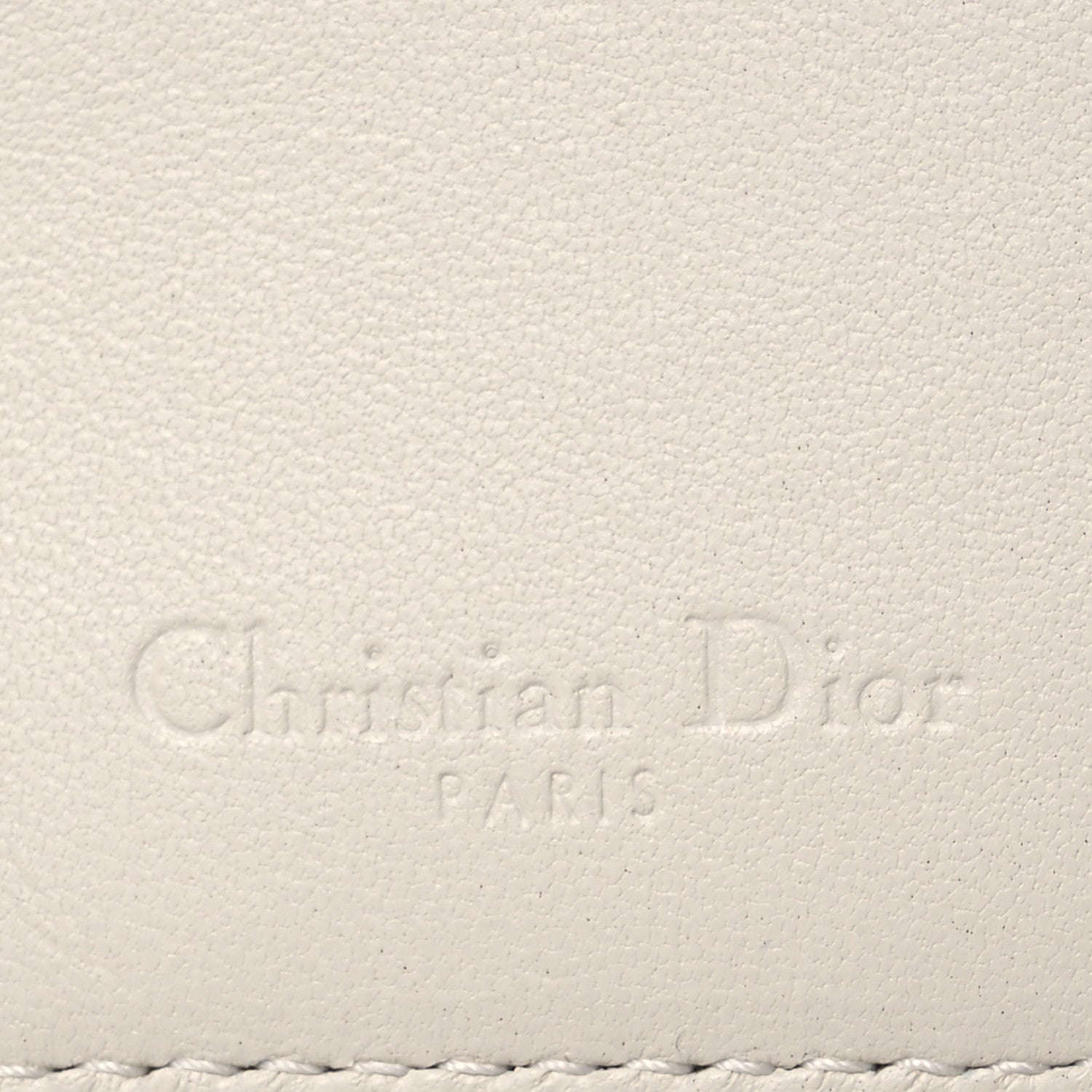 Christian Dior Lambskin Cannage DiorAmour Lady Dior Card Holder White 6 of 12