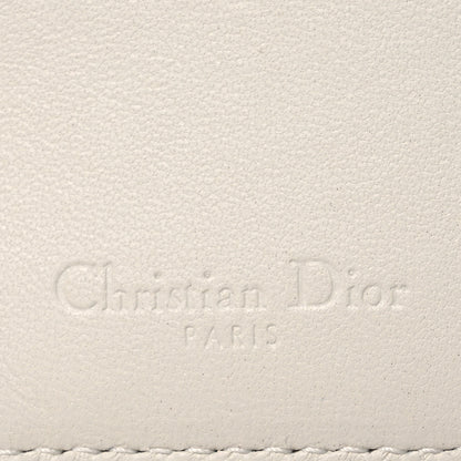 Christian Dior Lambskin Cannage DiorAmour Lady Dior Card Holder White 6 of 12