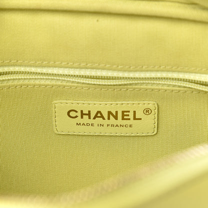 Chanel Calfskin Quilted Daily Chevron Camera Case Light Green 6 of 12