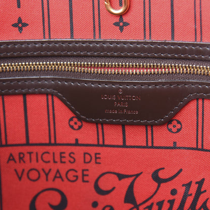 Louis Vuitton Damier Ebene Neverfull MM 6 of 13