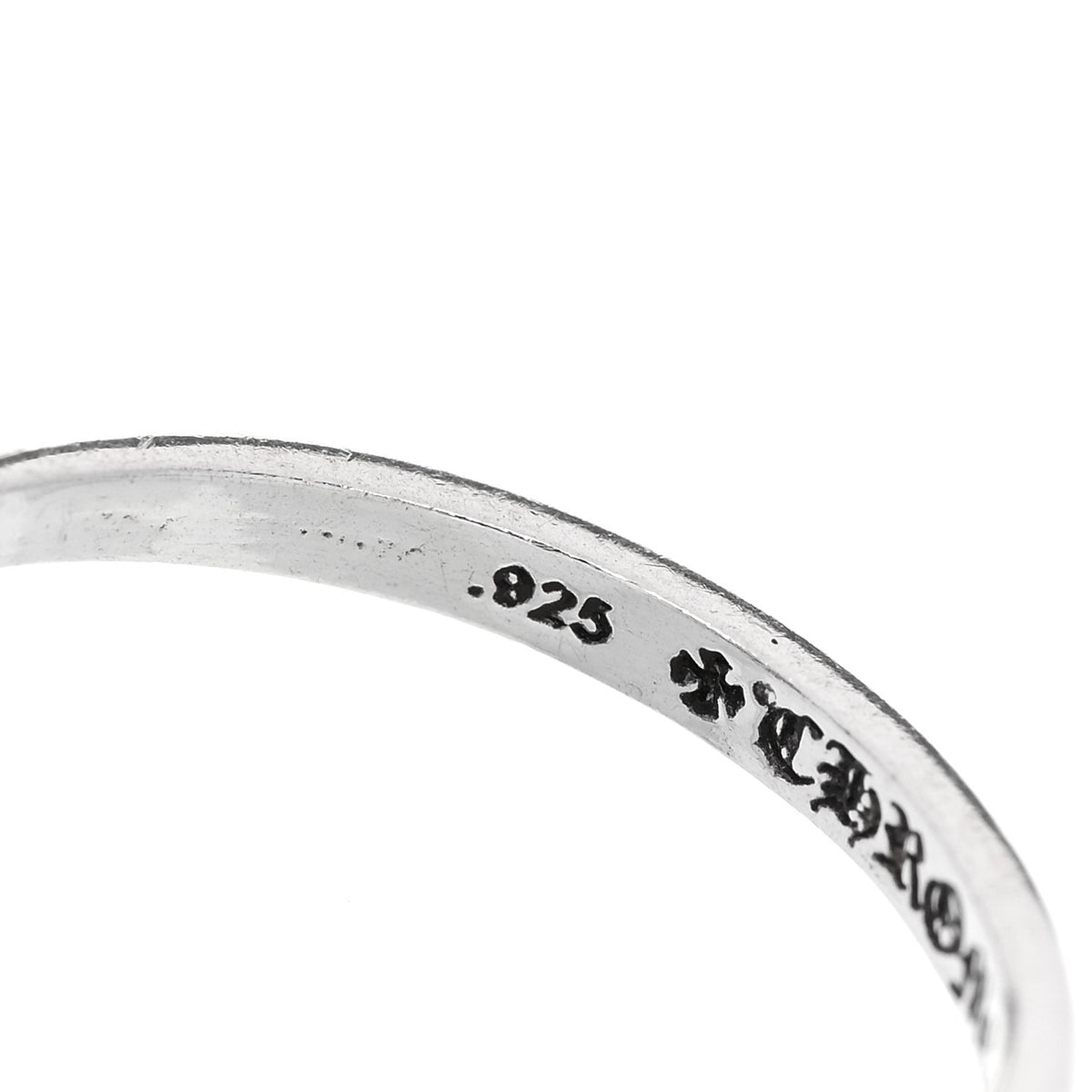 Sterling Silver Bubblegum Cross Ring 53 6.25