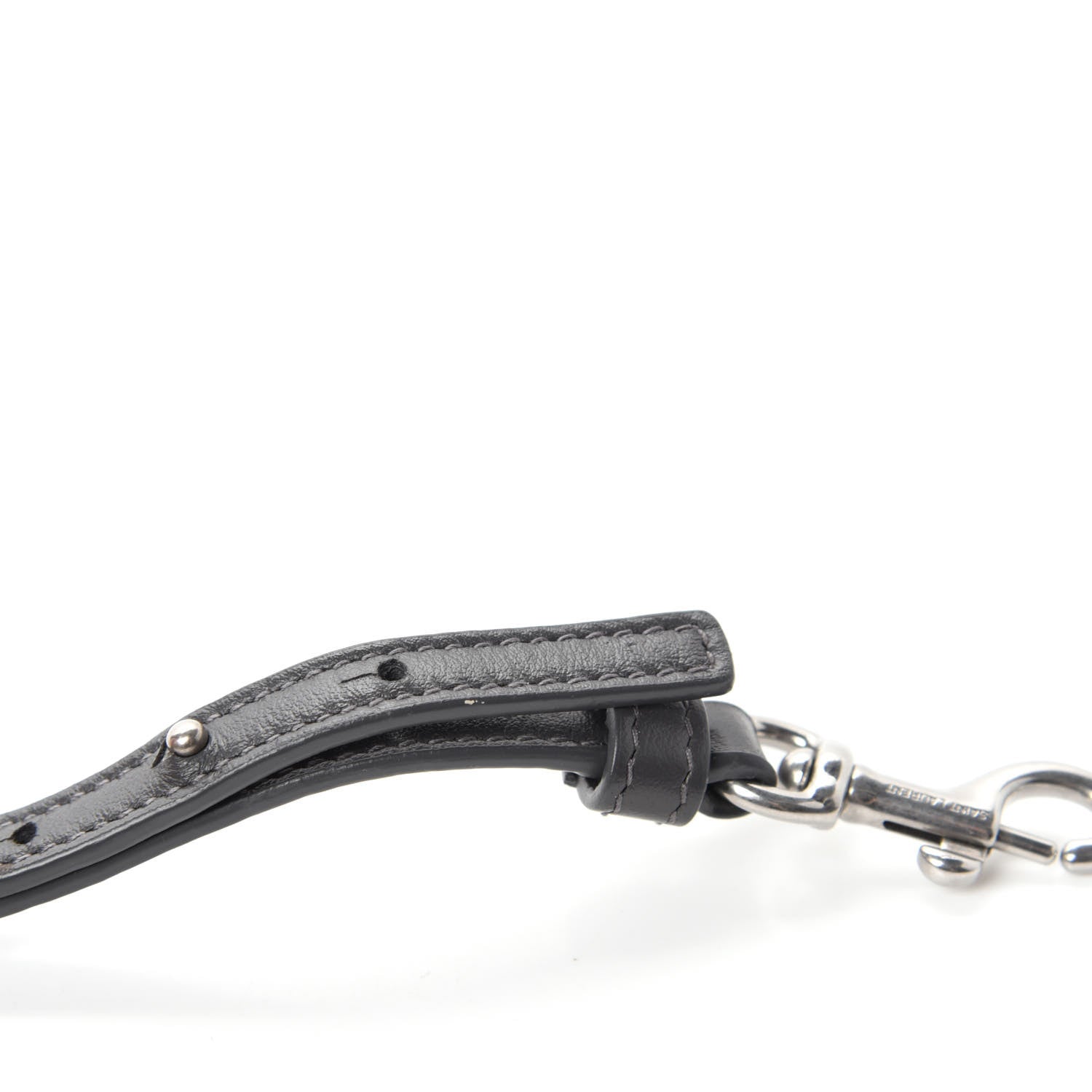 Saint Laurent Calfskin Y Quilted Monogram Toy Loulou Crossbody Bag Storm 9 of 14