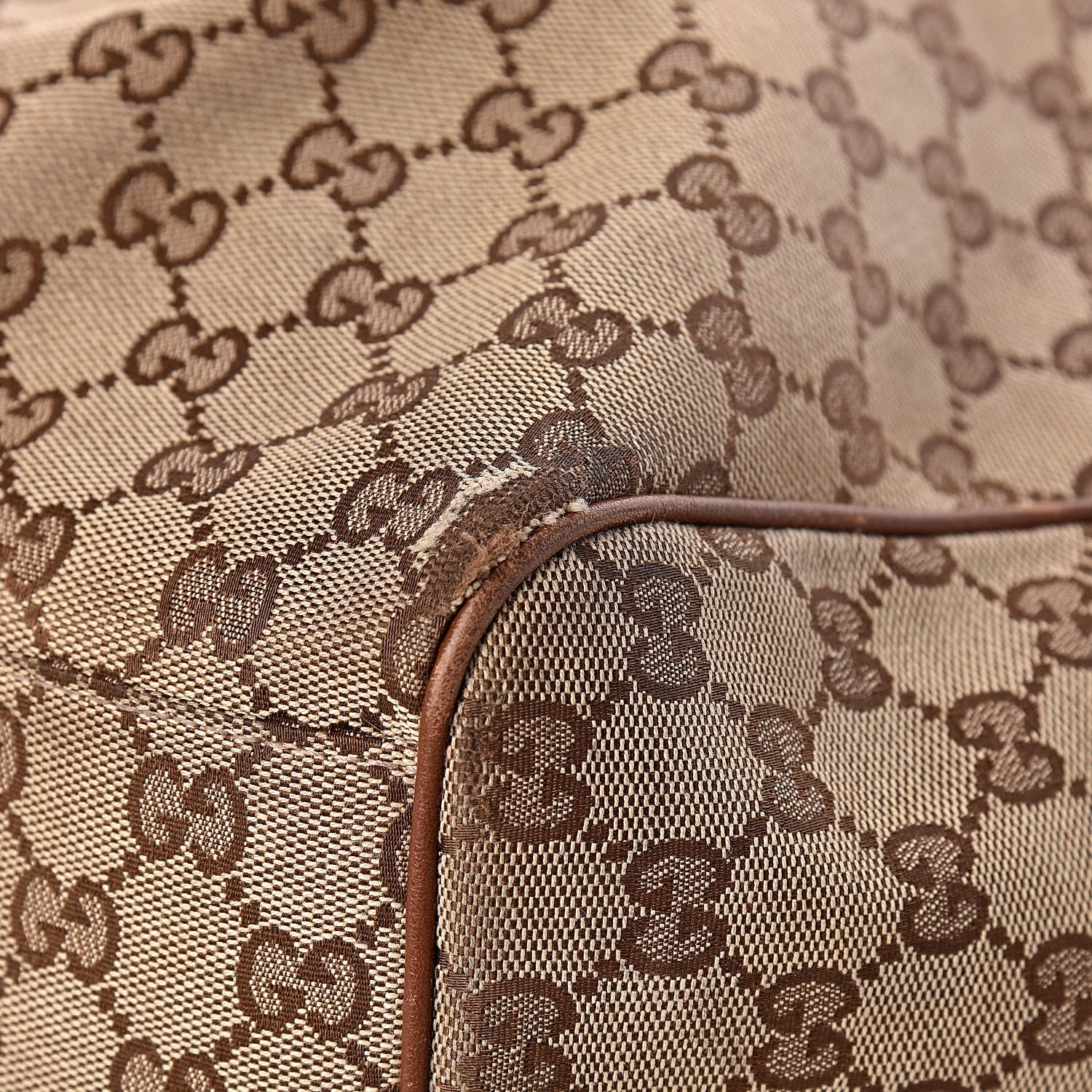 Gucci Monogram Large Sukey Tote Brown 11 of 14