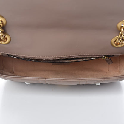 Gucci Calfskin Matelasse Studded Mini Pearly GG Marmont Shoulder Bag Porcelain Rose 5 of 10