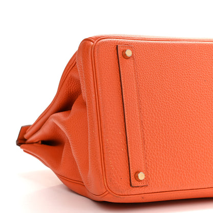 Hermes Togo Birkin 40 Feu 20 of 27