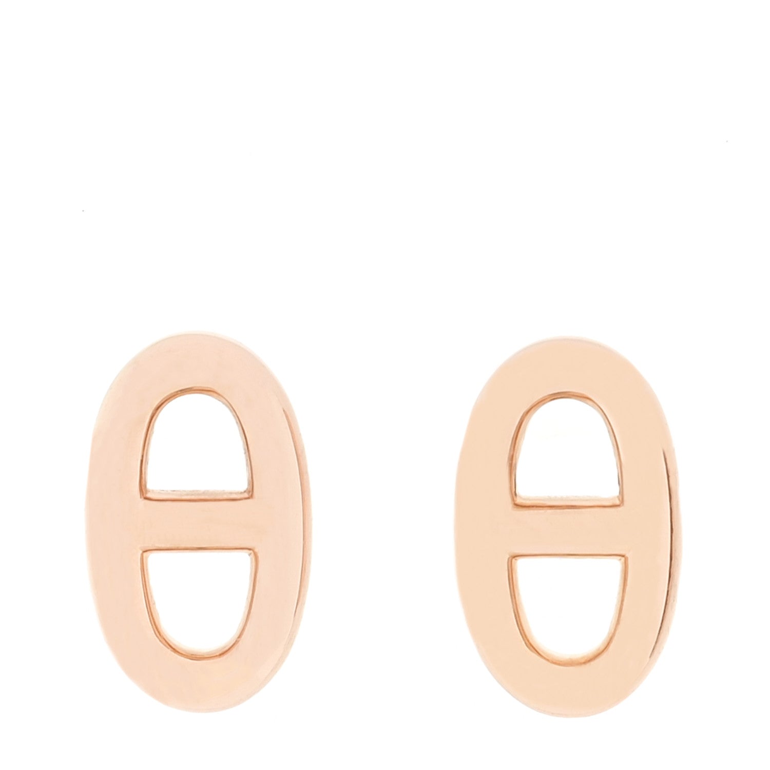 Hermes 18K Rose Gold TPM Farandole Stud Earrings 1 of 4