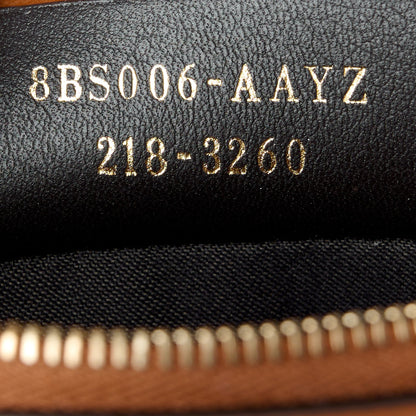 Fendi Vitello King Tamponato Logo Embossed Medium Wallet On Chain Cuoio 8 of 11