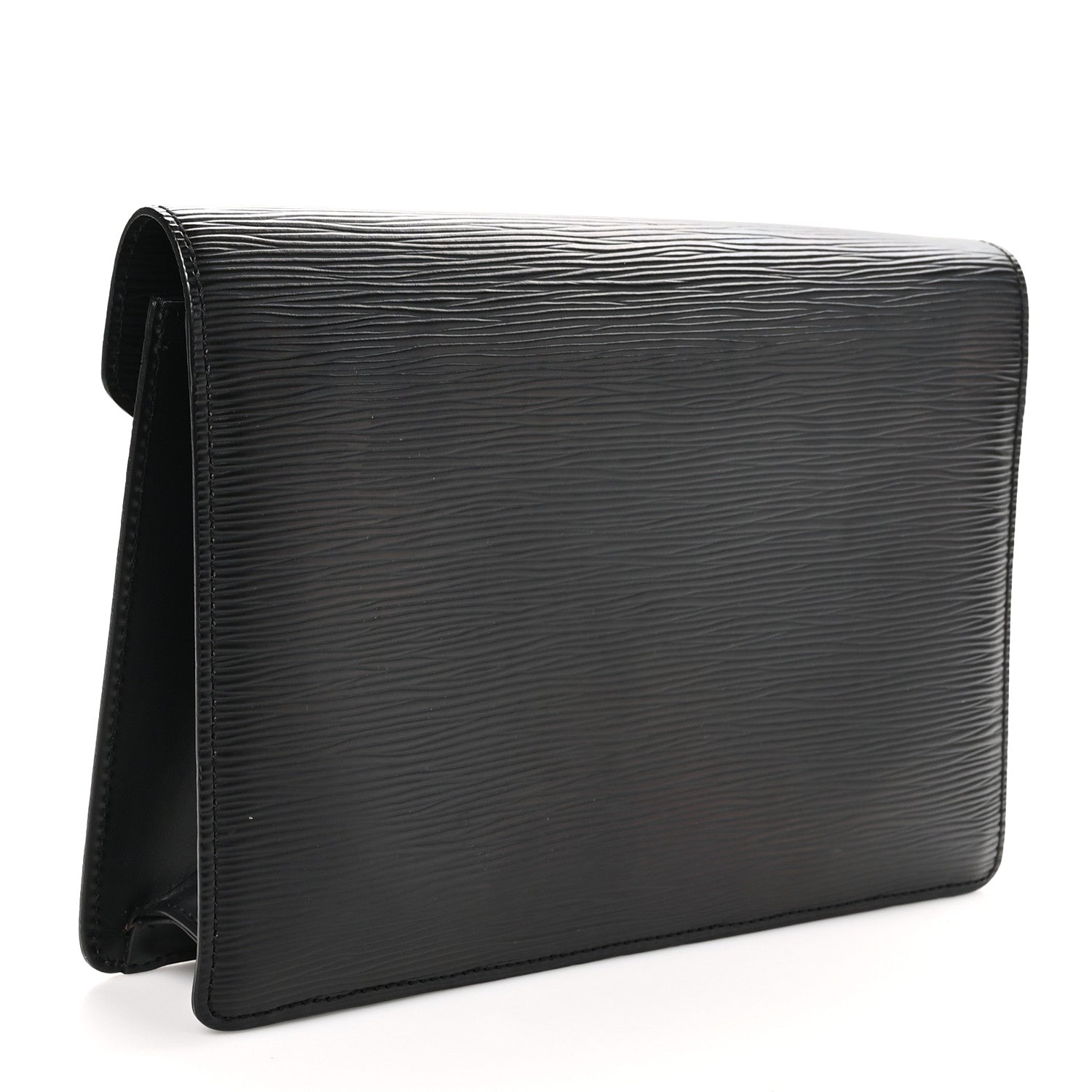 Louis Vuitton Epi Pochette Sellier Dragonne Clutch Black 3 of 10