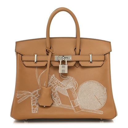 Hermes Swift In & Out Birkin 25 Biscuit 1 of 14