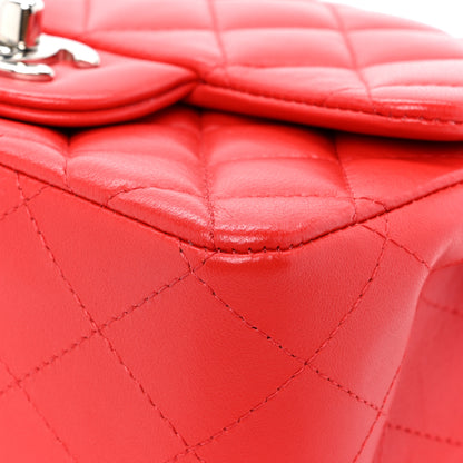 Chanel Lambskin Quilted Mini Square Flap Red 11 of 12